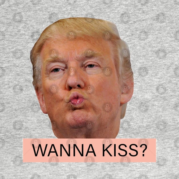 Donald Trump wanna kiss funny by MoondesignA